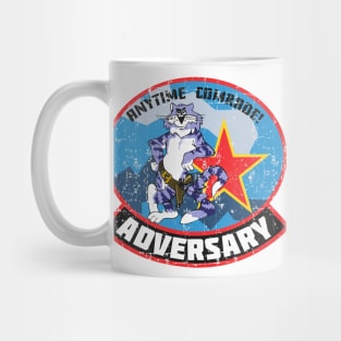 Grumman F-14 Tomcat - Adversary Anytime Comrade! - Grunge Style Mug